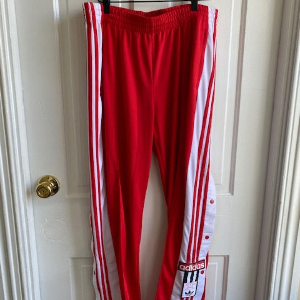 Adidas Original's Adicolor - Red tearaway pants